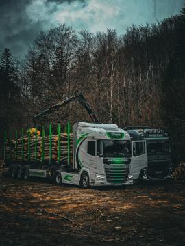 Miško puspriekabė - Transportavimas ir gabenimas