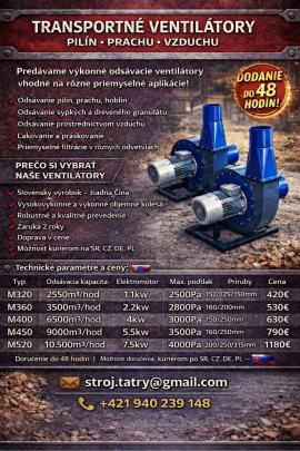 Trauktuvas Transportné ventilátory  |  Degimo krosnys, oro mašinos | Medžio apdirbimo mašinos | Juraj polovka šneky výroba 